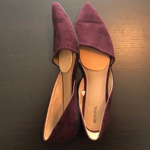 Maroon Ballet Flats